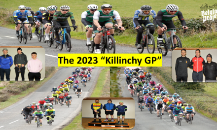 A ROLLERCOASTER TO SAY “SIR” TO…”The 2023 Killinchy GP” of Saturday 1st of April on the rolling roads of Co-Down (near Downpatrick) Well done Lindsay Watson (Powerhouse Sport), Drew Mc Kinley (Newry Wheelers) and Aaron Fegan (Ards CC) Also well done to Alison Higgins (Four Masters) and Elena Wallace (Harps CC) as first ladies winner in their respective races!! The results and photo-links >>