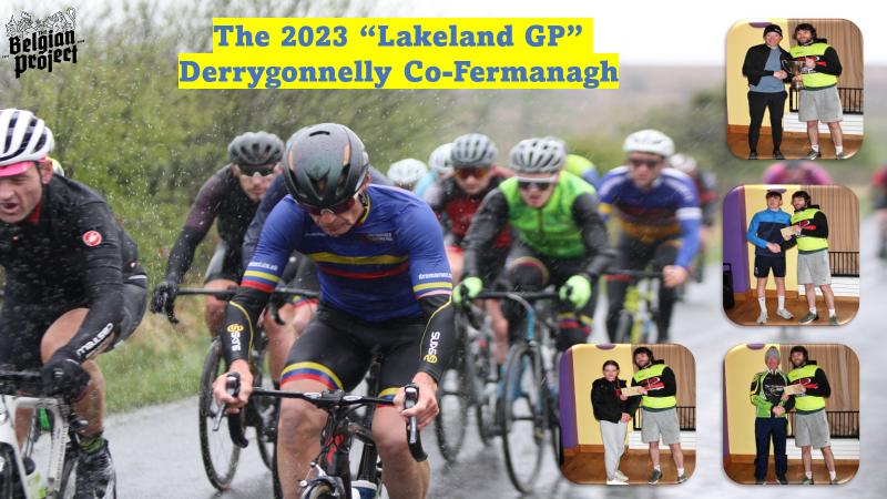 Massive downpours in Fermanagh for the “2023 Lakeland GP” hosted by Lakeland CC from Enniskillen, and something I witnessed in the A3 race you won’t see very often … a solo escape of over 100km for Adam Rafferty (Junior US Colombiers FR) started within a few minutes into the race!! Also wins for Peter mc Gee (Tir Chonaill GAP CC) in the A4 race, and in form Lindsay Watson (Powerhouse Sport) winning solo the A1-2 race, also kudos to Elena Wallace (Harps CC) as first girl over the line in the A4 event!! The results from Sat 22nd April…
