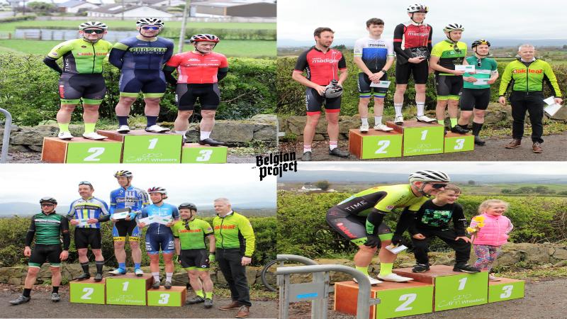 The 2023 Carn Wheelers Classic races with the Seamus Higgins Memorial Cup (A2) in Maghera South Derry of Sunday 16th April. Well done to Danny Moore (Madigan) Chris Mc Cann (Inspired Cycling) Stephen Irvine (Crossgar CC) Amelia Tyler (Alba GB) and Emma Smith (Bann Wheelers) The results and photos >>>