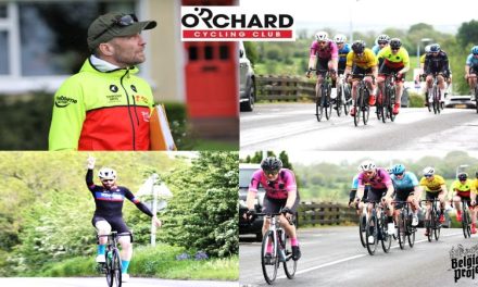 The 2023 Orchard CC “Armagh Criterium” at the Marlacoo Lake near Craigavon was held last night (Wed 10th May) A small field (14) but still competitive enough to entertain us spectators…Well done to Ian Inglis (Kinning Cycles) Hopefully on Saturday the “Groucho’s GP” in Richhill has the numbers, as clubs like Orchard CC can not keep taking such blow to the chin!! Please support such races, as soon they could be lost!!