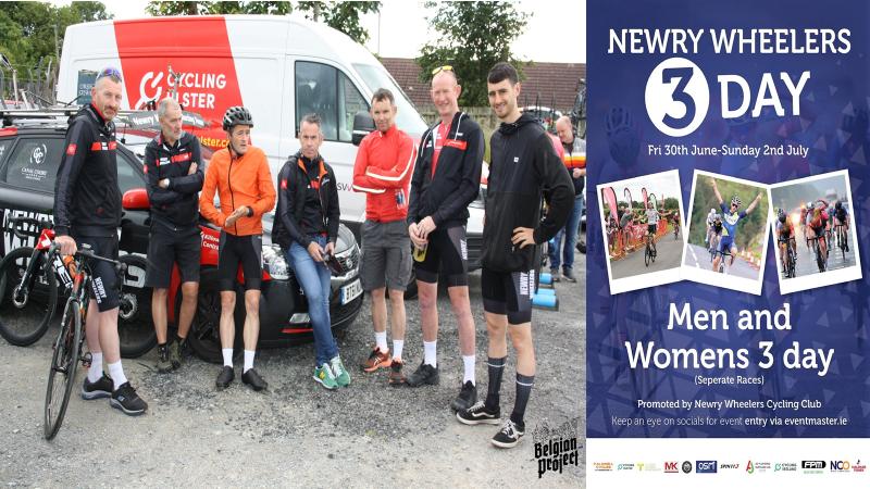 Urgent message from Newry Wheelers regarding entries for the 3-day!! A waiting list is now on hand!!! With a “slum of entries” this year all over the board, this is great news for the hosts Newry Wheelers and our beloved cycling!!! (30th June-2nd July)