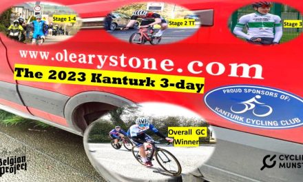 Juniors winning all 4 stages, but the consistency of A2 Elite Men Samuel MOLONEY-Burren CC wins him the overall GC, this after more than 320km racing in the “O’Leary Stone Kanturk 3 Day 2023” The stage results, and final GC… Well done to Samuel, Conor Prendergast (Galway Bay CC) winning stage 1 & 4, Liam O’Brien (Fermoy CC) winning stage 2 (TT) and Oisin Ferrity (Caldwell Cycles) winning stage 3!! (Sat 29th April-Mon 1st May)