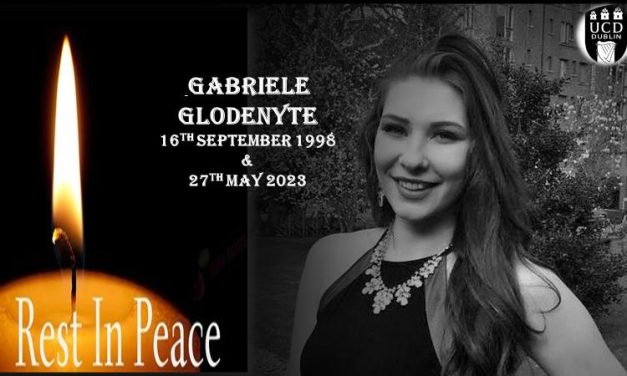 “Another young, and beautiful life ripped away from us” We are so sad to  hear the terrible news of the death of Gabriele Glodenyte from the UCD Women’s Cycling Team, due to a head-on collision by a car while on a training spin with her partner Sean Landers (UCD) last Sat 27th March in the Dublin area…Rest in Peace Gabriele xxx