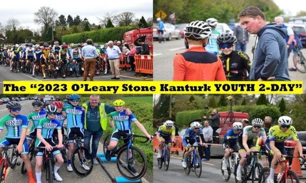 “The 2023 Kanturk CC *O’Leary Stone* Youth 2-day” was held in conjunction with the Elite 3-day on the May Day weekend (Sat 29th-Mon 1st May) in County Cork. Here the official results courtesy of the host Kanturk CC, with some photos of their social media, with thanks…