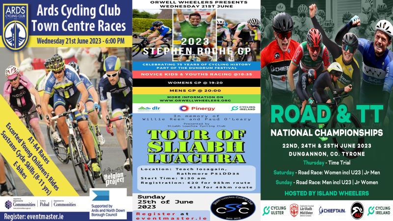 What’s on this week? (Wednesday 21st-Sunday 25th June) +news of online entries for next week events…The Champs in Dungannon takes over this week, but still some places left for the Ards Town Centre races tomorrow evening…entry extended till tonight 8pm!!
