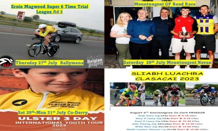 What’s on competitive on our roads in the last week of July + action in Munster (Knocknagree-Cork) next Sunday the 6th August! A very low responds of clubs to send their event details, please sent your details and poster to dany@belgianproject.cc to be included in this previews each week, it is a free service and helps to get the nrs up, regards Dany B