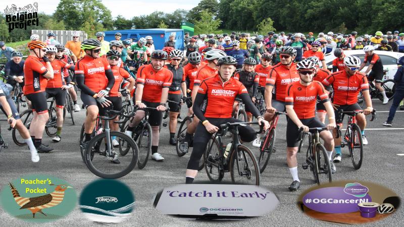 The “Killinchy CC 100kms” last Sunday (13th August) was in aid of OG Cancer NI (Oesophago-gastric stomach cancer) Over 250 cyclists from all over the province signed on to support this worthy cause!! A bit of info and some selected photos…please share the message…Catch it Early!!!