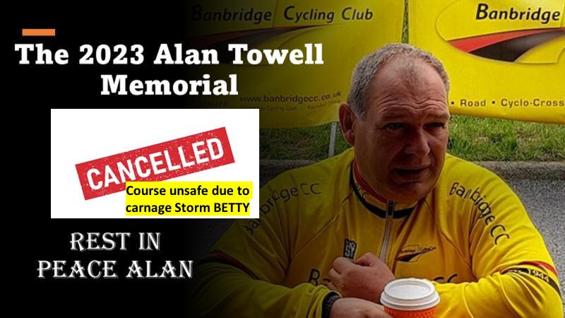 Saturday 19th August>> The “Alan Towell Memorial” Spectator Guide and Rider Start List, courtesy of the host of the last round of the National Series Banbridge CC…fingers crossed the course is safe after storm Betty!!