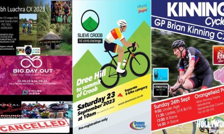 LAST CHANCE SALOON!! Please support this events, as we already have one cancellation due to low numbers (Capital CX Rd 1 Bellurgan Wheelers!!) Slieve Croob Hill challenge & Brian Kinning CX in Co-Down entries still open, so is the Sliabh Luachra CX in Co-Cork!! The “Women’s Big Day Out” (Newcastle-Co Down) entries now closed!!
