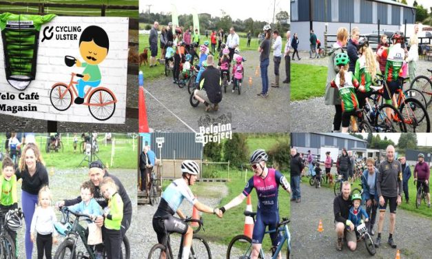 Round 2 of the Cycling Ulster CX League was held yesterday (Sunday 8th October) at the *VelocityNI* CX Track in Portadown Co-Armagh, and hosted by the well known bike shop & team Velo Cafe Magasin from Belfast City. A perfect family day in summer conditions! A detailed report and results from Martin Grimley (chief comm & CU off-road secretary) + photos of the BP Media Team….