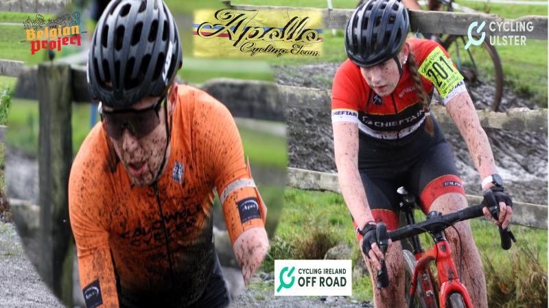 The penultimate Ulster CX (rd4) was held yesterday (Sun 19th Nov) in Portadown (CyclocrossNI Venue) hosted by Apollo CT from Co-Armagh in perfect muddy conditions which provided great entertainment for the supporters!! Here a indept report, and full results (incl. standings) from Martin Grimley, chief commissaire, with photos from the Belgian Project Media Team (Jerome-Dany B)