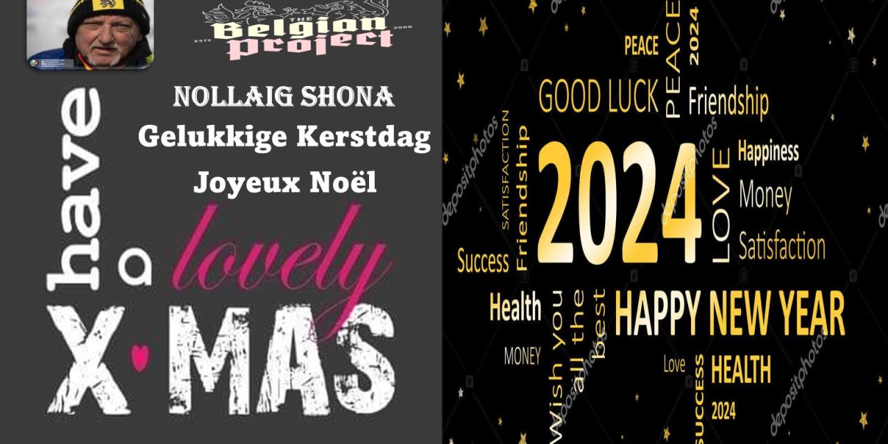 “A Christmas and New Year wish from us” Enjoy the festive season, and be kind to each other…we only here for a while, make the most of it!! “Miann na Nollag agus na hAthbhliana uainn” Bainigí sult as shéasúr na Nollag, agus bígí cineálta lena chéile…ní bheimid anseo ach ar feadh tamaill, bainigí an tairbhe is fearr as!!