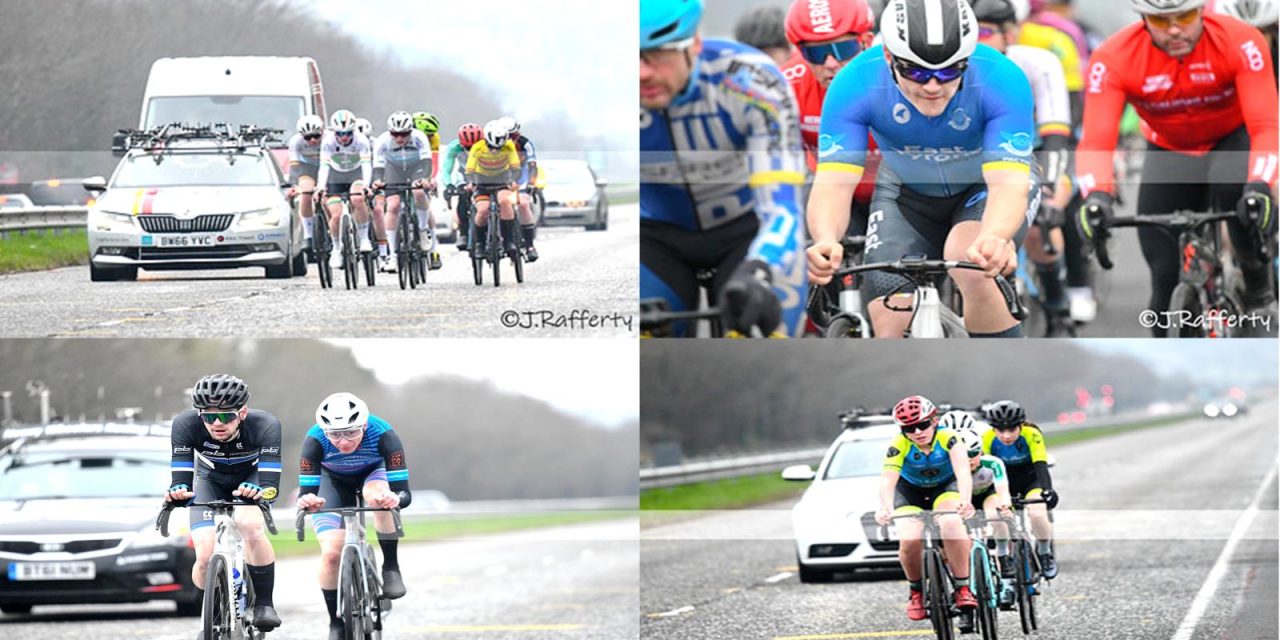 “The 2024 John Haldane Memorial Races” of Sunday 10th March promoted and hosted by Newry Wheelers of Co-Down! Popular wins from Lindsay Watson (Powerhouse Sport) in the A1-A2, Harvey Barnes (East Tyrone) in the A3-A4, Curtis McKee (Spellman-Dublin Port) U16 boys, and Aisha Gannon (Breffni Wheelers) U16 girls.    