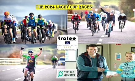 Last report of the weekend comes from Cycling Munster: “The Lacey Cup 24” races hosted by Tralee Manor West BC in Tralee (Kingdom of Kerry) The Lacey Cup was won by Ronan Tuomey (U/A) & The “Higgins Waste Recycling Cup” & A4 Race was won by Ethan Slattery from Killarney CC!  (Sunday 3rd March)