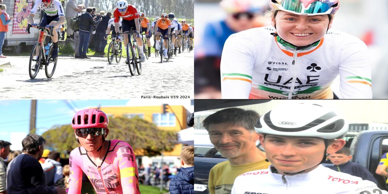 Some very notable results early April from our young Irish Cycling stars in Europe!! Seth Dunwoody and his team Cannibal B upfront all day in Paris Roubaix, Darren Rafferty (EF-Education) working hard for his team in the “Brabantse Pijl” in Leuven, Lara Gillespie showing her talent in the Tour of Moeskroen, and the Scheldeprijs in Schoten (Antwerp) and Killian O’Brien (Veleka Team Czech) winning the KOH (Marco Pantani Trophy) in the “Junior GP Marcello Falcone” in Terracina Italy!!