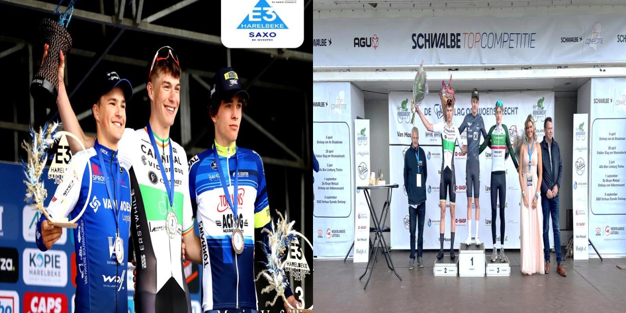 A VICTORIOUS weekend at all counts!! On Saturday (27th April) a prolific win in Belgium for Irish Junior champ Seth Dunwoody-Cannibal B-Victorious, this with the E3 Saxo UCI Junior 1.1 ranked spring classic, followed with a podium (2nd) on Sunday (28th April) in Woensdrecht (Netherlands) for a Junior Interclub race with international teams, Seth is fast becoming the most feared junior rider in Europe, and rightly so!!!