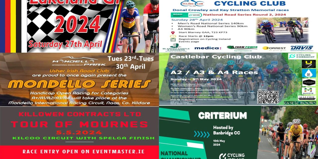 What’s on in the coming weeks? (Tues 23rd April- Friday 10th May) Only open races can be accepted to promote during the RR season, as impossible to get all club league’s covered, my apologies, just a bit to much am afraid! Sent a e-mail to dany@belgianproject.cc with poster and entry details of your open race, and you will appear here!!
