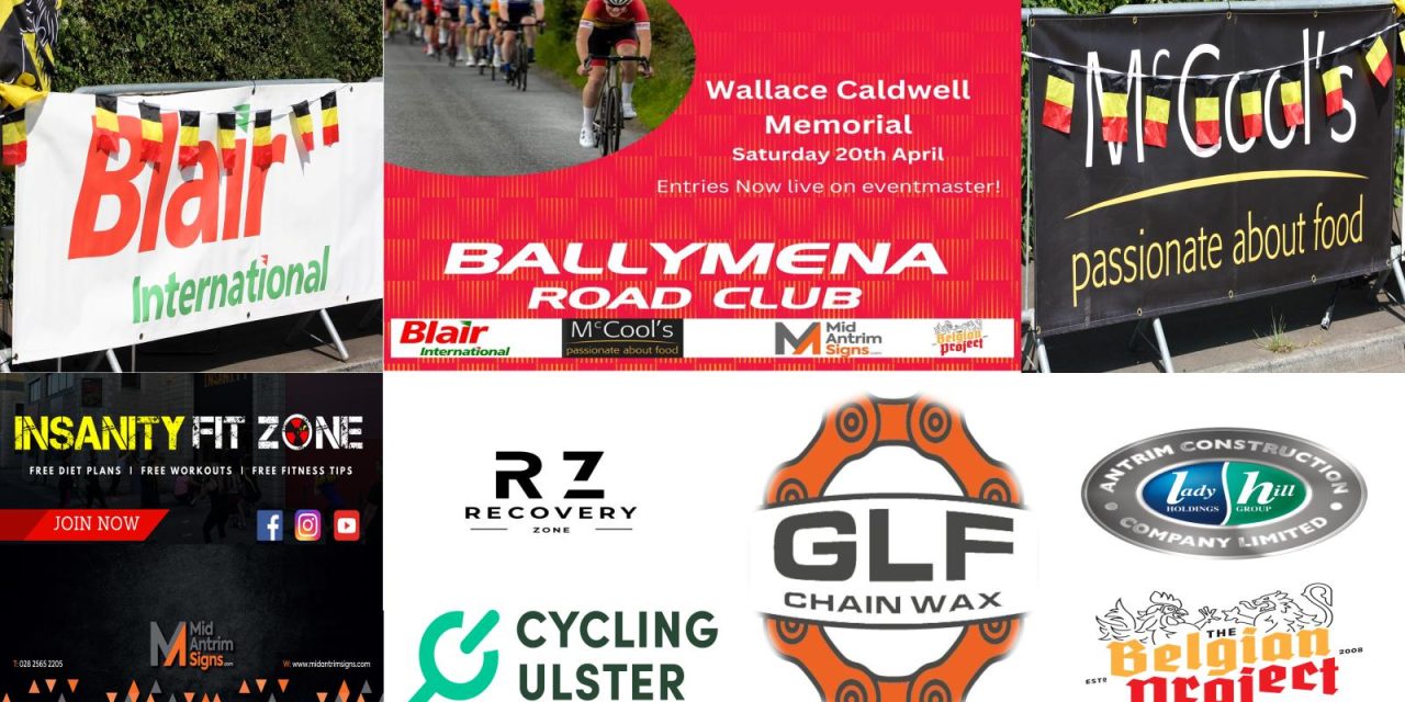 The “Wallace Caldwell Memorial” hosted by Ballymena RC tomorrow in Randalstown (Antrim) Saturday 20th April 10am provisional start list… New course for the 2024 edition!! £1500 prize fund on offer!!