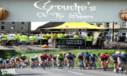 The 2024 Groucho’s GP in Richhill (Sat 9th May) Blessed with a summer day as each year, winning breaks, beautiful surroundings, and rolling roads, not forgetting the host Orchard CC’s army of volunteers to keep the race safe…Well done to William Mc Bride-Banbridge CC victor in the A4 race, and second win of the week for Conor Murphy – JNR Caldwell Cycles in the A2-A3!!