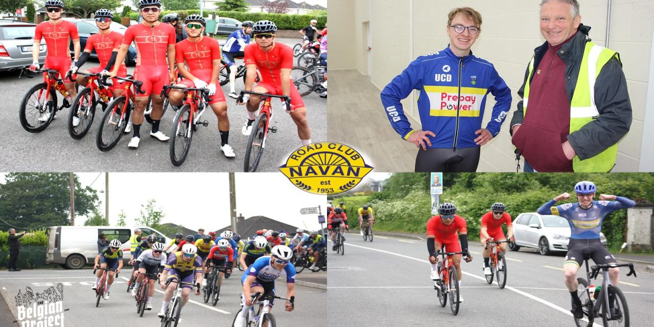 The 2024 “Tommy Brady Memorial Race” in Robinstown (near Navan) last Saturday morning (18th May) became an international race with participation of Chinese *Team Bodywrap* a UCI-continental development team, and competitors of the Ras Tailteann this week!! They couldn’t stop Conor Murnane (UCD) taking the top spot!! The result >>>
