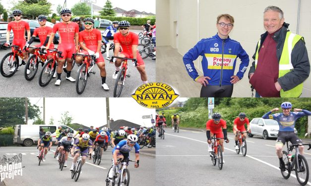 The 2024 “Tommy Brady Memorial Race” in Robinstown (near Navan) last Saturday morning (18th May) became an international race with participation of Chinese *Team Bodywrap* a UCI-continental development team, and competitors of the Ras Tailteann this week!! They couldn’t stop Conor Murnane (UCD) taking the top spot!! The result >>>