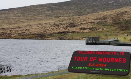 The 2024 “Killowen Contracts LTD Tour of the Mournes” provisional start list of Sunday 5th of May hosted by Newry Wheelers, with the *Spelga dam climb* twice to conquer on the menu for the A1-A2’s, and once for the A3-Women-A4!  Early start at 9:15 am!!