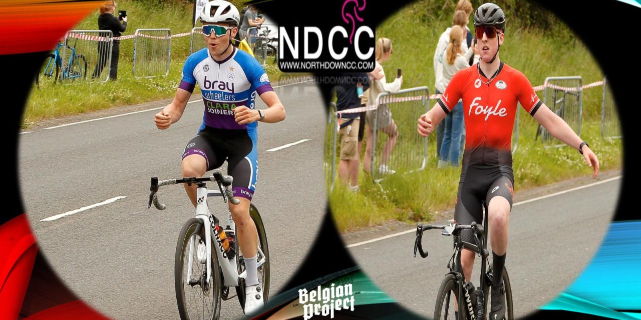 The results of the North Down GP held in Donaghadee (Co-Down) last Sunday (2nd June) Well done to Jack Conroy (Bray Wheelers Dublin) and Peter Quigley (Foyle CC Junior) Results courtesy of Ian Barfoot and NDCC time team, photos  & videos from David Mc Veigh (BP Media) with thanks to both!!