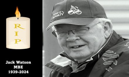 We just received the sad news of Jack Watson passing away this morning. He was one of the founders of Cycling Ireland, got a MBE for his work in cycling, UCI International Commissaire, ex CI President, CI Honorary Secretary, and UCI Antidoping inspector to mention a few titles Jack owned. In behalf of the Belgian Project, his sponsors and followers, we wish his wife Rea, his children, and grandchildren strength in this very sad times. Rest in Peace Jack…we will miss you!