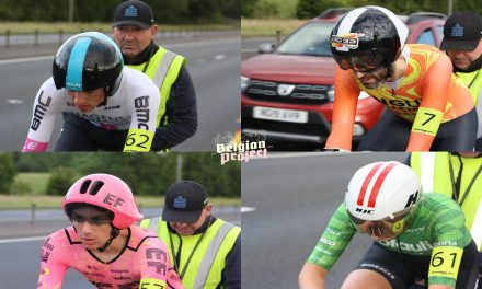 The “Fastest TT 10 mile course in Ireland” has proved it again!!! The carriage way at Frosses from Ballymena to Coleraine (Antrim) witnessed a  spectacle of speed, and a record breaking Thursday evening (4th July) at round 3 of the “Ernie Magwood Super 6 Series” hosted by Island Wheelers!