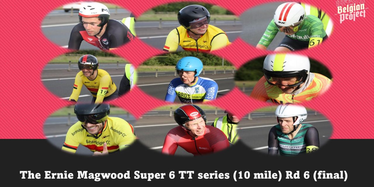 The Ernie Magwood Super 6 TT League (10 Mile) The final round (6) will be contested at Frosses (Carriage Way Ballymena-Coleraine Co-Antrim) at 7pm tonight (Thur 15th August), and promoted by Island Wheelers. Barry Hayes and Ian Inglis will go out early on their TT bikes, and then out towards the end on the tandem….WOW!! Here the start list >>>