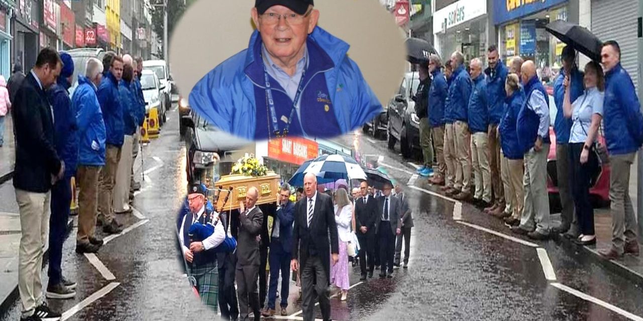 Today the Irish Cycling Community said goodbye to Jack Watson MBE, UCI International Commissaire, UCI Antidoping Inspector, UCI Gold Merit Award, UEC Merit Award,CI former president, honorary secretary, and co-founder of Cycling Ireland. A big turn out filled the Trinity Presbyterian Church to the rafters, this in his hometown Bangor Co-Down, for a celebration of his life (Mon 5th August)