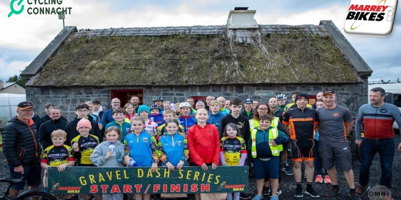 A Series Report from Connacht: Marrey Bikes Sponsored “Gravel Dash Series” The series focused heavily on fun and participation, ensuring that every youth event was conducted in a safe and welcoming environment, free from the dangers of traffic. It was held in Co-Mayo over the summer for 5 Mondays, and attracted 80 Connacht riders (50 youth riders!!)