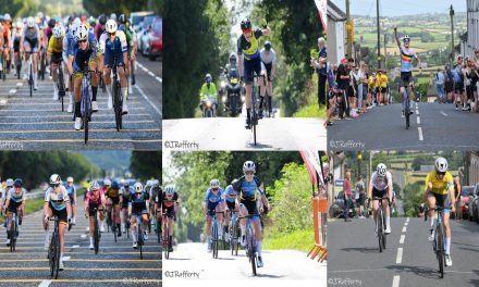 (Frid 9th August-Sun 11th Aug) The Newry 3-day men’s race had a sting in the tale on the last day, with loyal visitors Halesowen (GB) and Piers Mahn taken the win on the last moment, and dedicated his win to his wounded team mate Luke Harris!! The 3-day’s women race, and the “Gabrielle Glodenyte Memorial Cup” was won by Abi Conway from Westport Covey Wheelers with 2 stage wins!! The Junior Girls jersey was won by Aliyah Rafferty (Tofauti Everyone Active)