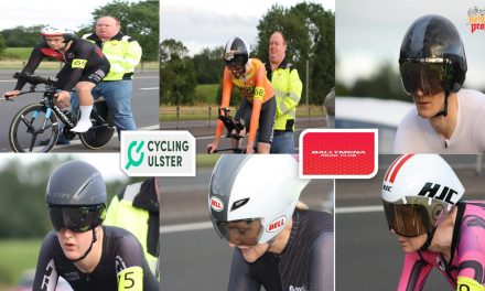 The 2024 “Ulster 10 Mile TT Champs” held yesterday at Frosses (Ballymena-Antrim) hosted by local club Ballymena RC (Wednesday 7th August) Marcus Christie (Cycling Club Isle of Man) wins overall, Aine Doherty (VC Glendale Junior) wins the women’s overall and Junior title!! All medal winners (age categories) here below, incl. full results!