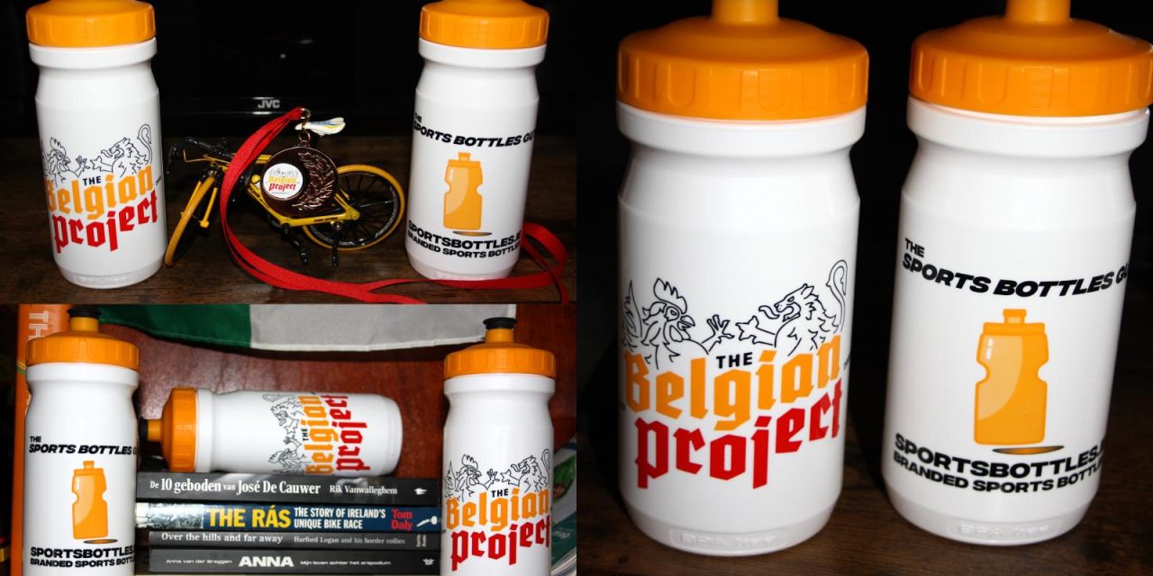 WELCOME ABOARD TO ” THE SPORTS BOTTLES GUY” from Dublin, run by Mike & Tess Haynes. They have designed this beautiful “Belgian Project Bidon” which will be on sale from half September 24,this to support our Bursary funds for 2025. Thanks so much for such unique donation, it will help some of our talented youth “Living the Dream! (Wed 4th Sept)