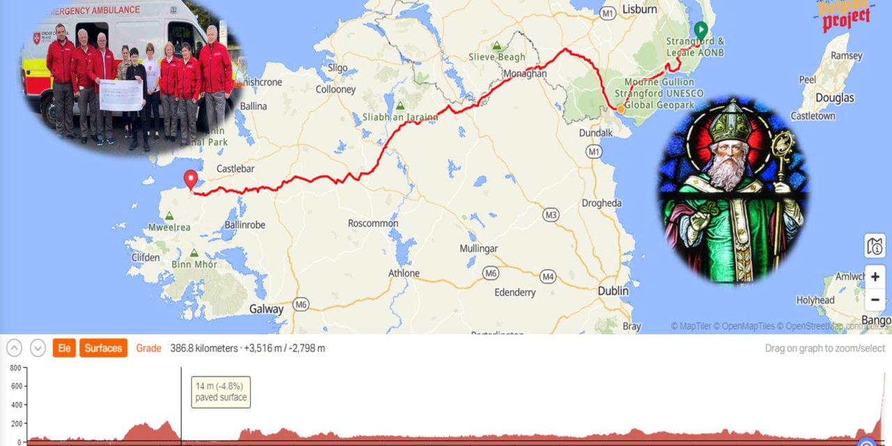 Mayo Endurance enthusiasts take on the ultimate “Pilgrim Cycling Challenge” following St. Patrick’s Footsteps end month!! The 400-km challenge takes place on Sat 28th & Sun 29th September, finishing with a hike up Croagh Patrick at approx 4pm on Sunday 29th. This in aid of the ORDER OF MALTA (Westport), whom are in urgent need of a new ambulance!!!