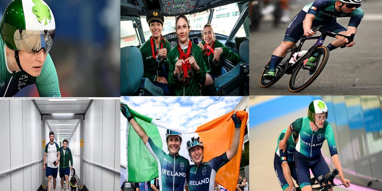 They just do it again and again!! Bringing medals home from World level events, and Paralympics, breaking national records in repeating fashion, yep…it is our para-cyclists!! So well done Katie-George, Linda, Eve, Josephine, Richael, Ronan, Damien, Martin, Eoin, and Mitchell at the PARALYMPIC’s!!