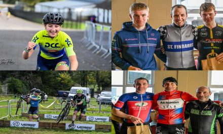 Round 2 of the 2024 Munster CX League was held at Powerstown race course in Clonmel, and hosted by Panduit Carrick Wheelers yesterday (Sun 20th Oct) They witnessed a 16 year old teenager called Aoife O’ Donavan (Dungarvan CC) passing the whole men’s B-Race to win, an amazing thing to do, especially having started at the back of the grid!!!!