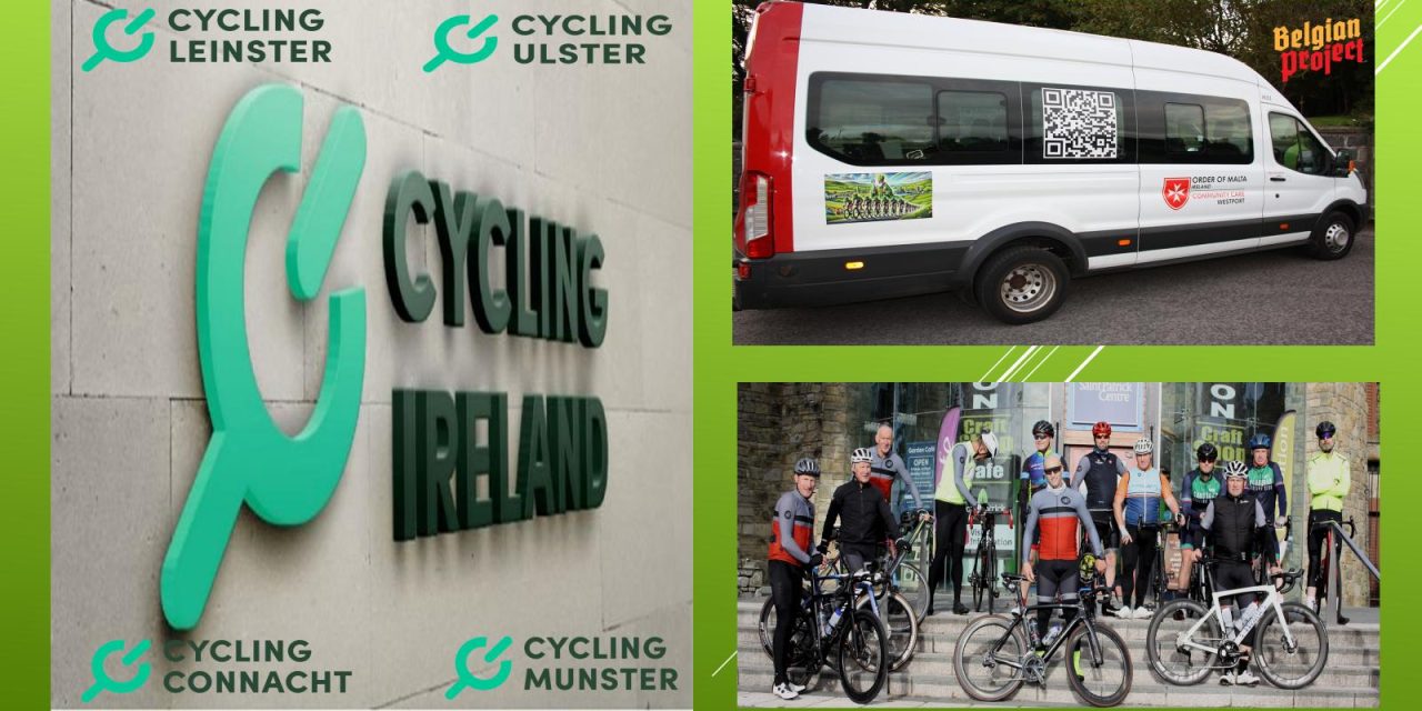 Some news snippets we received!! “Raceface.ie Group” completes 400km North-South Pilgrimage, Raising Funds for Westport Order of Malta & Cycling Ireland are holding a training session on Wednesday 9th October at Quinn’s Corner (Dungannon) at 7pm for event organisers…all info within >>