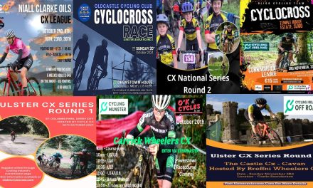 What’s on in the coming weeks? (Wednesday 16th Oct- Sun 3rd Nov) The CX season is now in higher gear, as we witnessed at the UCI CX in Clonmel!! Let’s support our organisers, the work which goes in such events is massive, thank them with your entry!!