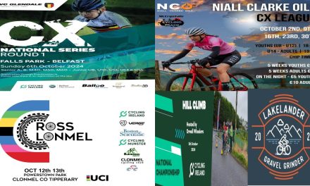 What’s on this October? National CX series in Belfast, CX League at Mc Crystals, UCI cross in Tipperary, Hill Climb Champs in Dublin, and Gravel racing in Belcoo (Fermanagh) Sent your open event details to dany@belgianproject.cc to be included in our previews (at least 5 day before your event)