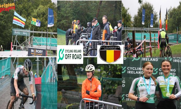 West Belfast became “Little Belgium” yesterday (Sun 6th Oct) for the 1st round of the 2024 “National Cyclo-Cross Series” at Falls Park in Belfast, hosted by VC Glendale, and promoted by the Cycling Ireland off-road commission. Over 250 starters, some travelling from Co-Cork 5 hours away!!!