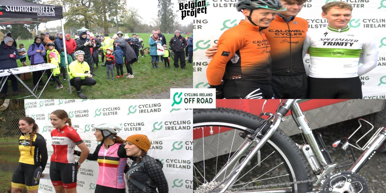 The 2024 “Cathedral CX” at the Palace Demesne Barracks in Armagh City (Sun 17 November) hosted by Square Wheels. A full report of Martin Grimley, + results and final standings of the Ulster CX league