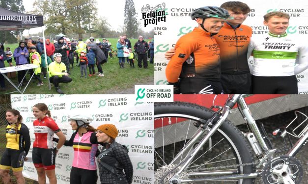 The 2024 “Cathedral CX” at the Palace Demesne Barracks in Armagh City (Sun 17 November) hosted by Square Wheels. A full report of Martin Grimley, + results and final standings of the Ulster CX league