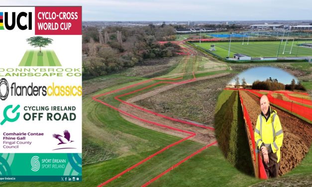 Paddy Daly (Donnybrook Landscaping LTD) is building a little piece of Belgium in Dublin!! A story from Ciarán Lennon of the Irish Independence about the UCI Dublin World Cup Cyclo-cross course builder. “It’s a privilege, but it’s all a challenge,” says Paddy Daly!!