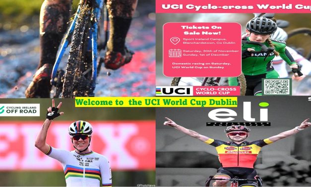 What’s on in the next few weeks on our parks and fields? The BIG ONE this weekend at the Sport Ireland Campus (UCI World Cup rd 2 Dublin – Sat 30th Nov-Sun 1st Dec)), League CX in Jenkinstown-Louth (Mc Crystal’s Track), provincial champs next Sunday (8th Dec), CX league in Munster (Over the Hill CC Cork), and West Meath (Mullingar) on Sun 15th Dec…Thermal underwear recommended for the spectators!!