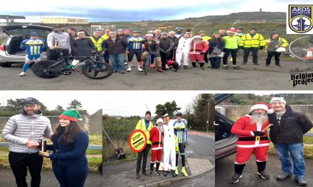 The 2024 Ards CC Christmas TT (10 Miles) has a new time record!! On a cold and breezy morning Ian Inglis (Kinning Cycles) broke his own standing record with 30 sec, and retained his trophy with a 20m04sec time!! 12 competitors, and a few dozens supporters gathered together for this annual festive event! Have a great Christmas and a prosperous 2025!!