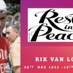 RIK VAN LOOY, the man who shaped my love for cycling has died aged 90 after a short illness!! A sad day for anyone who loved the “Emperor of Herentals” Rik has given us so much pleasure in the 50ties, and sixties on the road and track!! Rest in Peace Rik, Rust in Vrede Rik