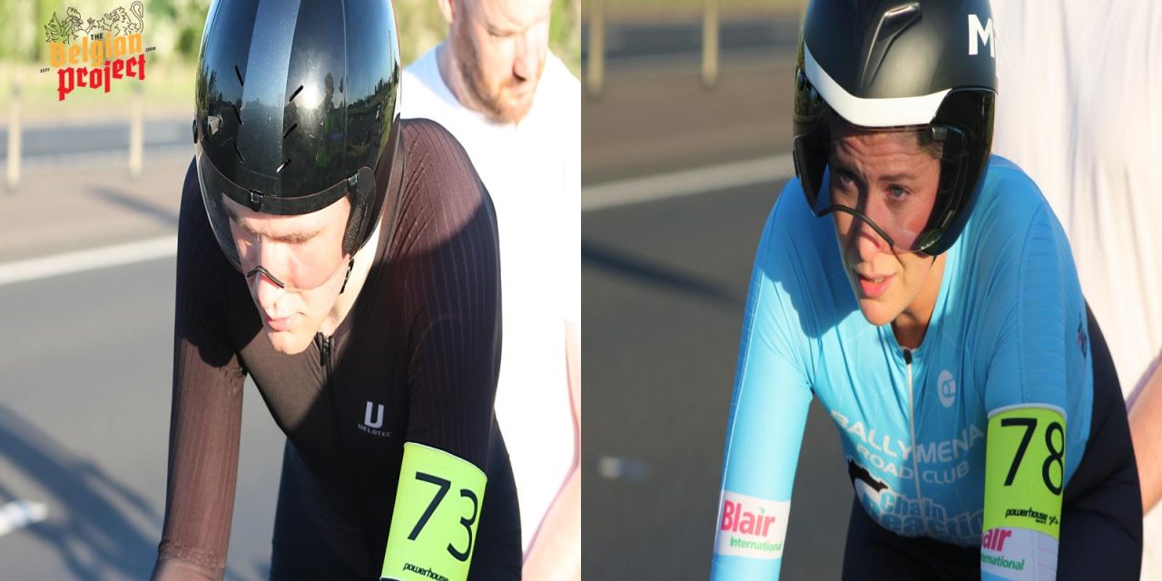 Results from the 2025 “ERNIE MAGWOOD SUPER 6 TT LEAGUE” (rd 1) 2nd year Junior Conor Murphy (Caldwell Cycles) better’s his Irish record with 17sec, this in a whirlwind time of 17m42 sec for the 10 Miles, and equals World Tour Pro Ryan Mullen’s long standing Elite record (since 2014) After winning the TT stage in the Nation Cup (Junior Peace race Tjechie) this lad is in a blazing form!! (Thursday 15th May)