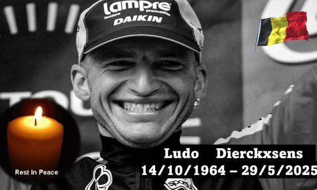 The smile of Ludo Dierckxsen is no more!! Peoples cycling hero Ludo Dierckxsens was best known for winning the 11th stage of the 1999 Tour de France, and was the Belgian Champion of 1999! Ludo collapsed during a 1000 km bike ride in aid of the cancer charity “Kom op tegen Kanker” on 29 May 2025 in Sint-Gillis-bij-Dendermonde. The para medic’s couldn’t revive him, Ludo passed away on the road.